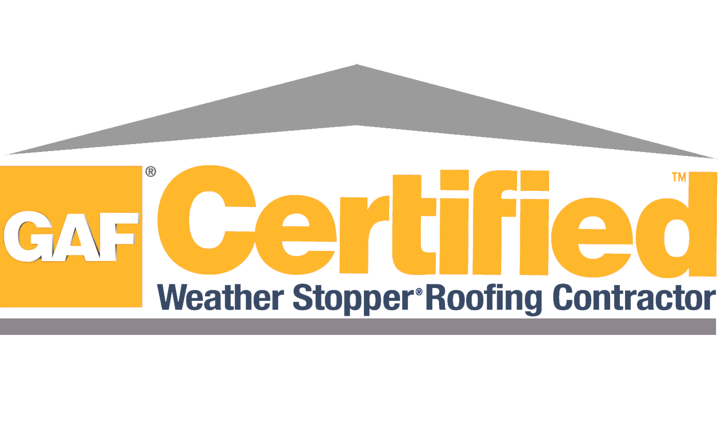 S&M Roofing uses GAF certified materials 